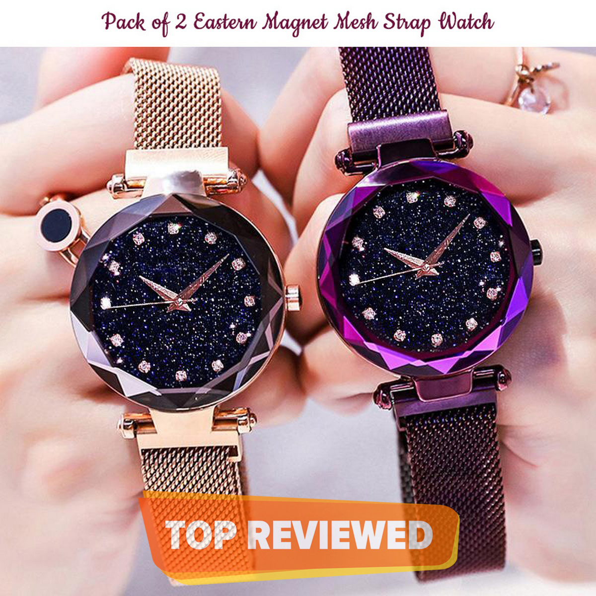 magnetic strap watch