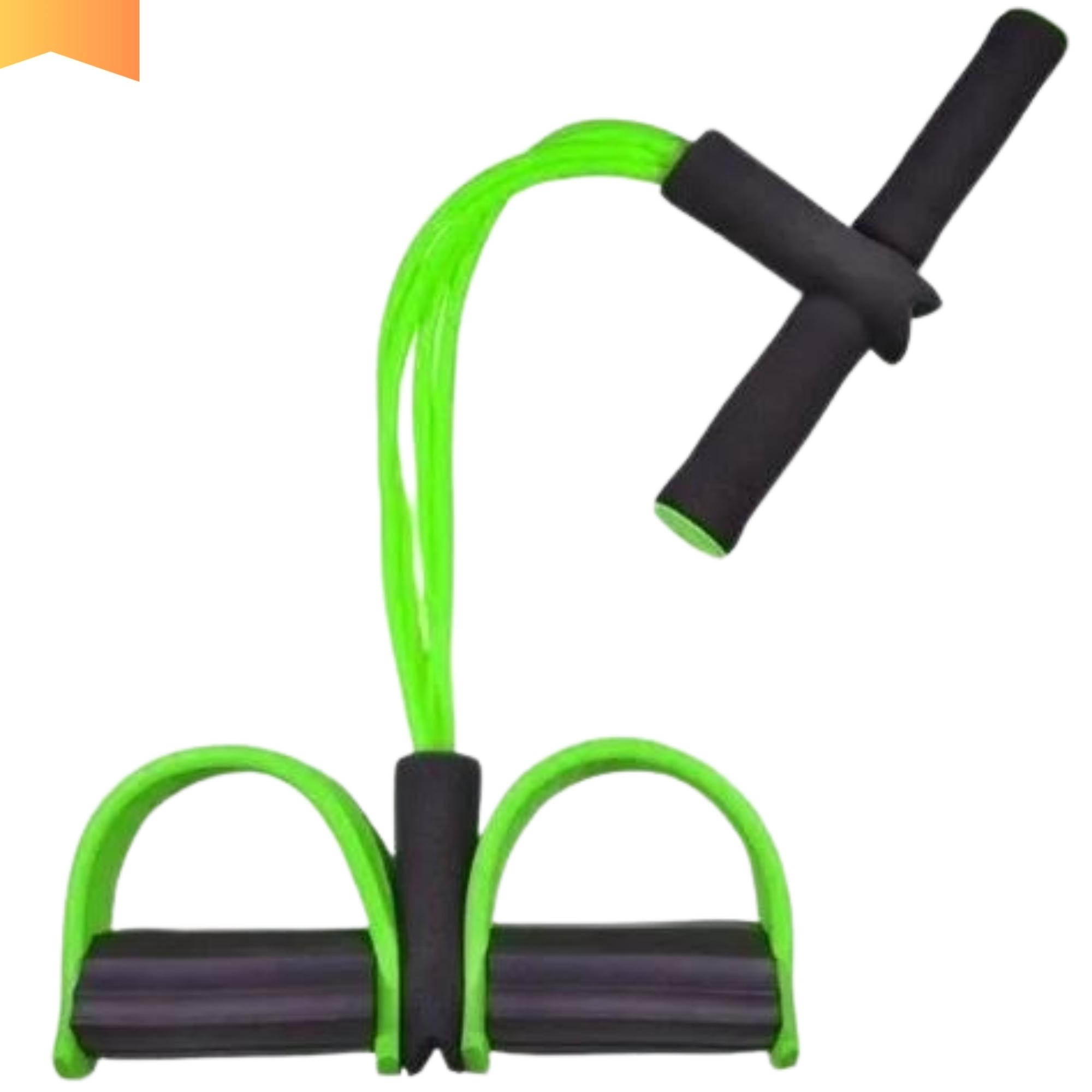 COMBO DEAL OF RUBBER TUMMY TRIMMER + COLORED TWISTER PLATE + JUMP ROPE FOR WORKOUT
