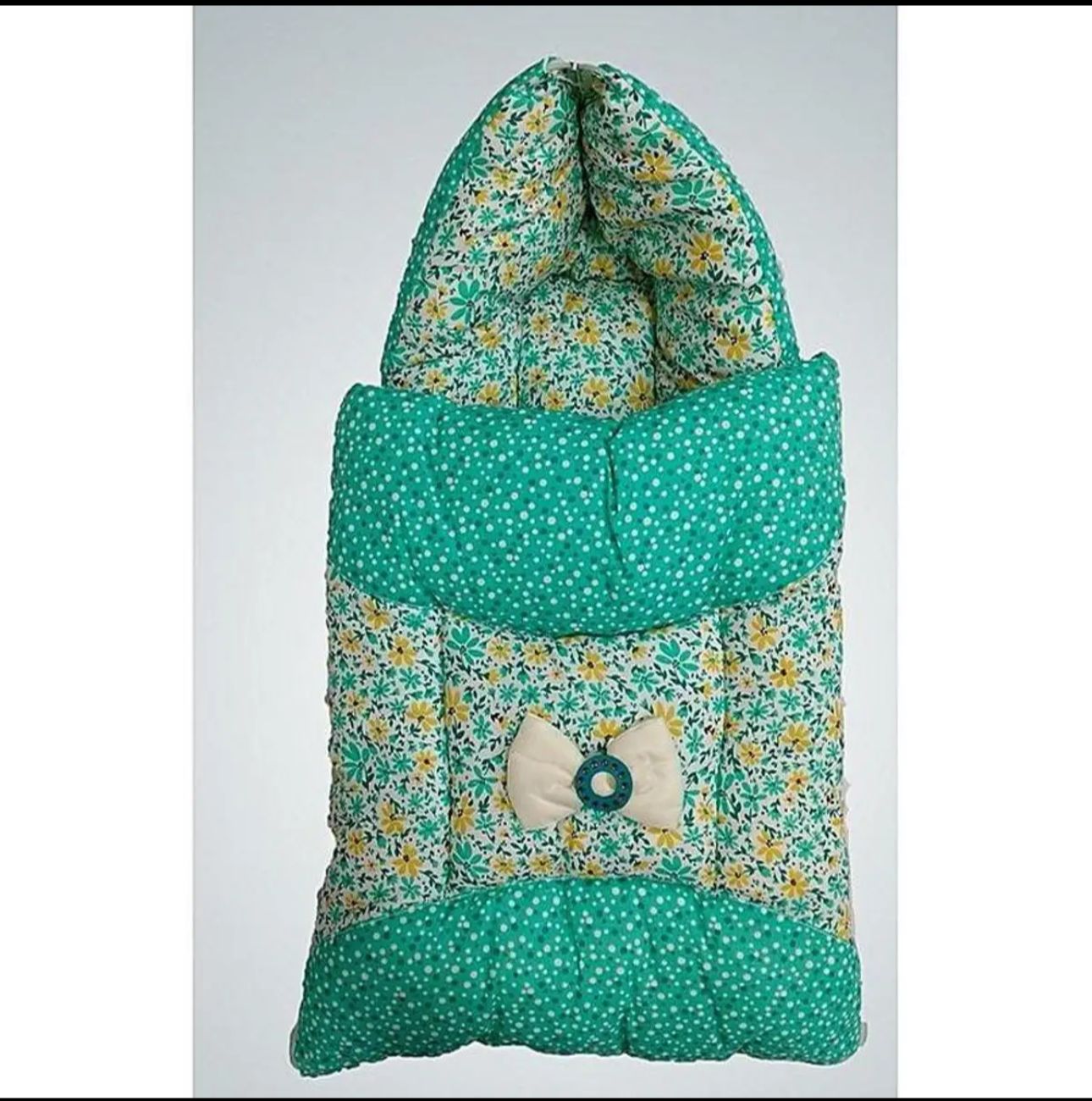 High Quality New Baby Hood Collar Sleeping Bag Carry Nest With Ears Style Hoodie Full Cover Cotton Safety Crib 0-1 Year Infant Portable Baby Cots Crib Baby Sleeping Bag - baby bistar gaddi bed accessories for baby bistar infant newborn dipper bag
