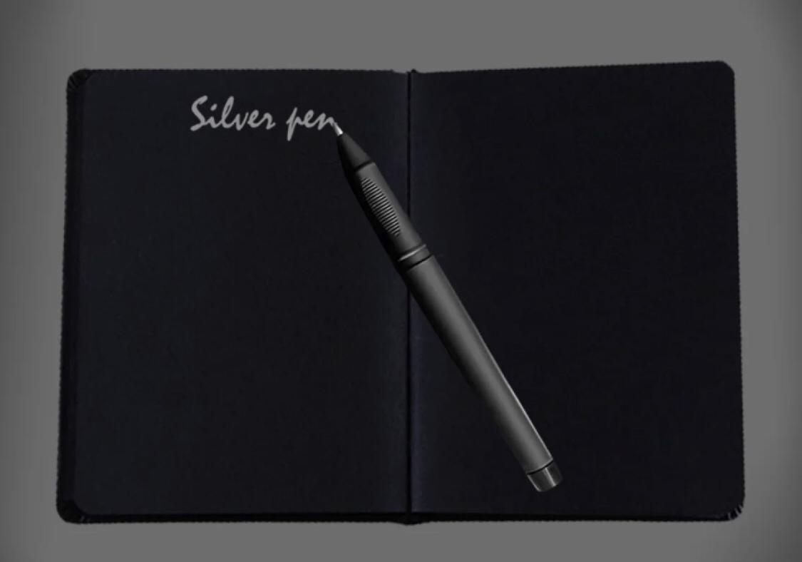Best Black Paper Notebook / Black Paper Journal with Black Cardboard