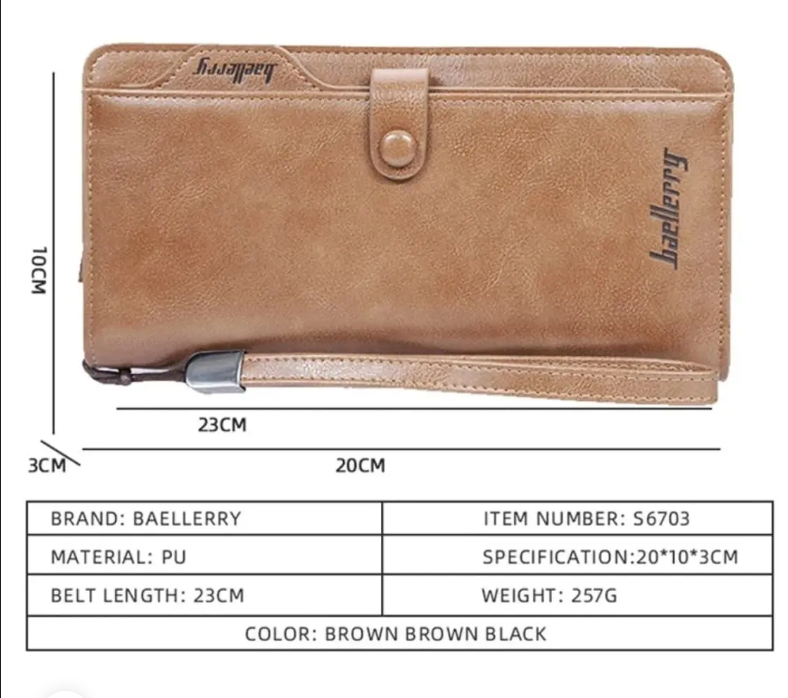 Unisex Cow Leather Long Zip Wallet For Men And Women Luxury Business Style Black Brown All Season Classic Design