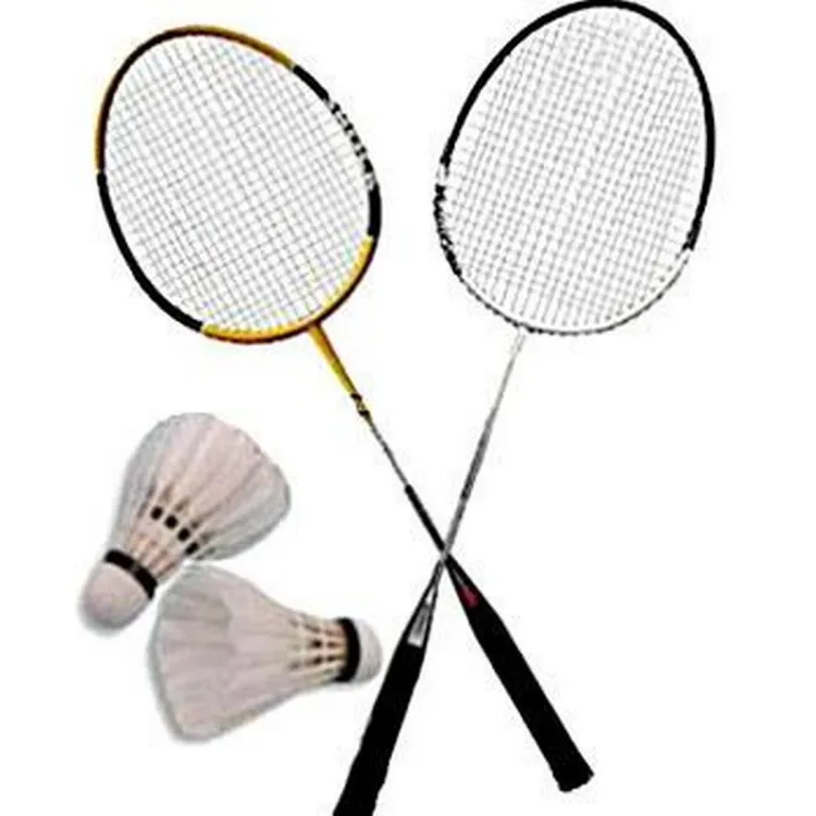 2 Badminton Rackets For Kids Shuttles
