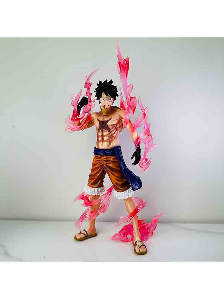 One Piece Luffy Anime Figures Monkey D. Luffy Flowing Cherry Action