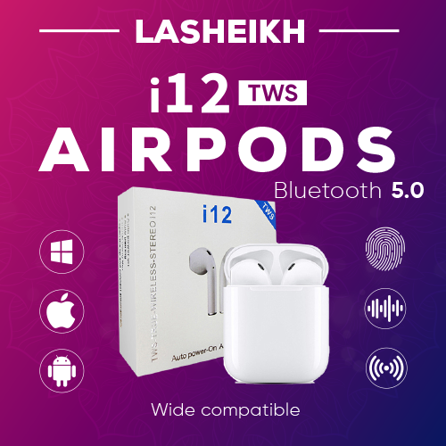 i12 airpods وائرلیس ایئربڈ Best Price in Pakistan - daraz.pk