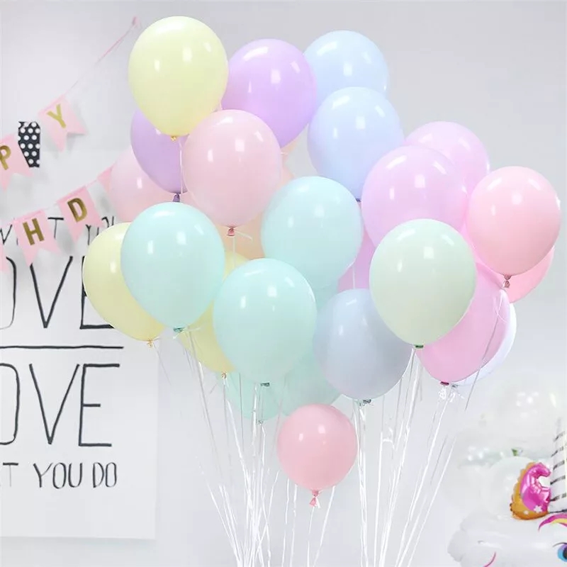 30 Pcs Lot Macron Balloons /pastel,milky & Matte Soft Colors / In Many Variances /perfect For Decorations..