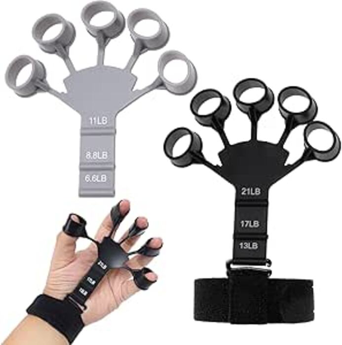 Hand Strengthening Equipment – Finger Gripper, Hand Grip Trainer, Finger Exerciser, Strength Training & Therapy Fitness Tool for Muscle Recovery PROMISE TO SELL