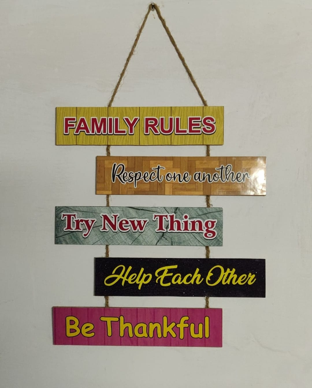 Wooden Wall Hanging quotes for home decoration Daraz.pk