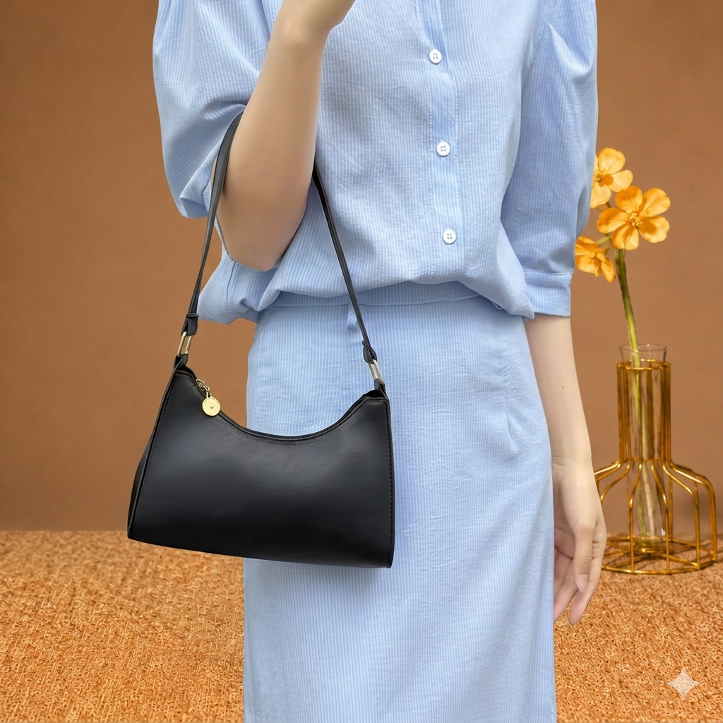 Fashion Club Handbag for Girls | Stylish PU Leather Shoulder Bag for Women | Fashion Tote Bag | Crossbody Purse | Casual Ladies Handbag for College, Office & Shopping  Option 2: