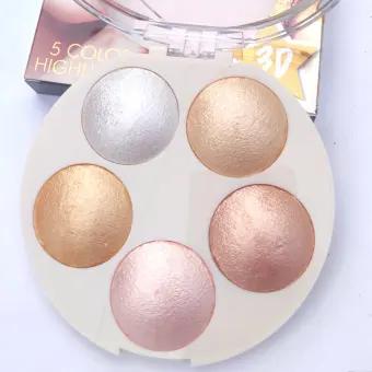 makeup kit with highlighter