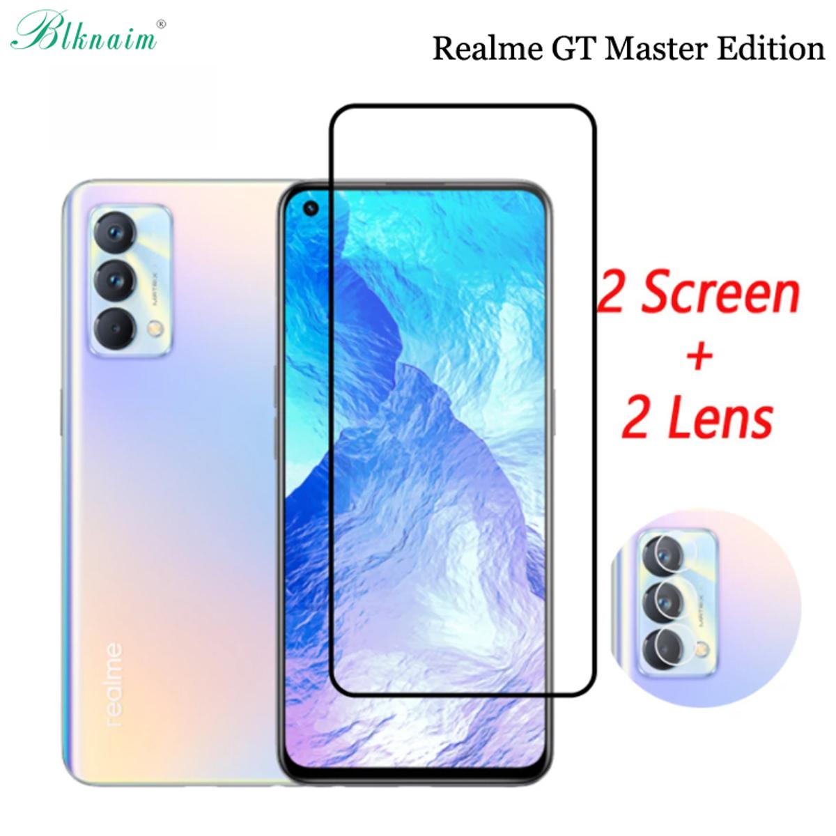 Vitre Arrière Avec Lentille Pour Realme GT Master Edition Aurora - Compatible Samsung - Neuf Sous Blister