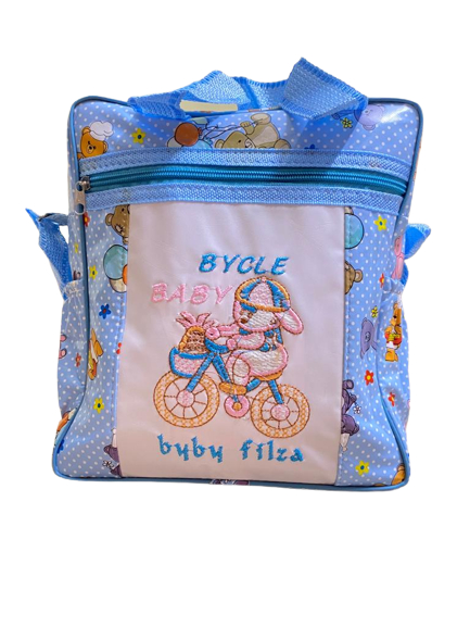 Baby Diaper Bag and Accessories backpack, Kids Storage Carrier Bag, Baby Diaper Organizer, Baby Bag, Kids Bag, Portable Storage Bag - Square