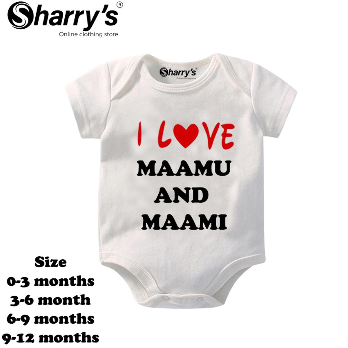 Sharrys Half Sleeves Baby Romper Bodysuit For Babies infant Onesis 0-14 Months Summer Wear Trendy Printed