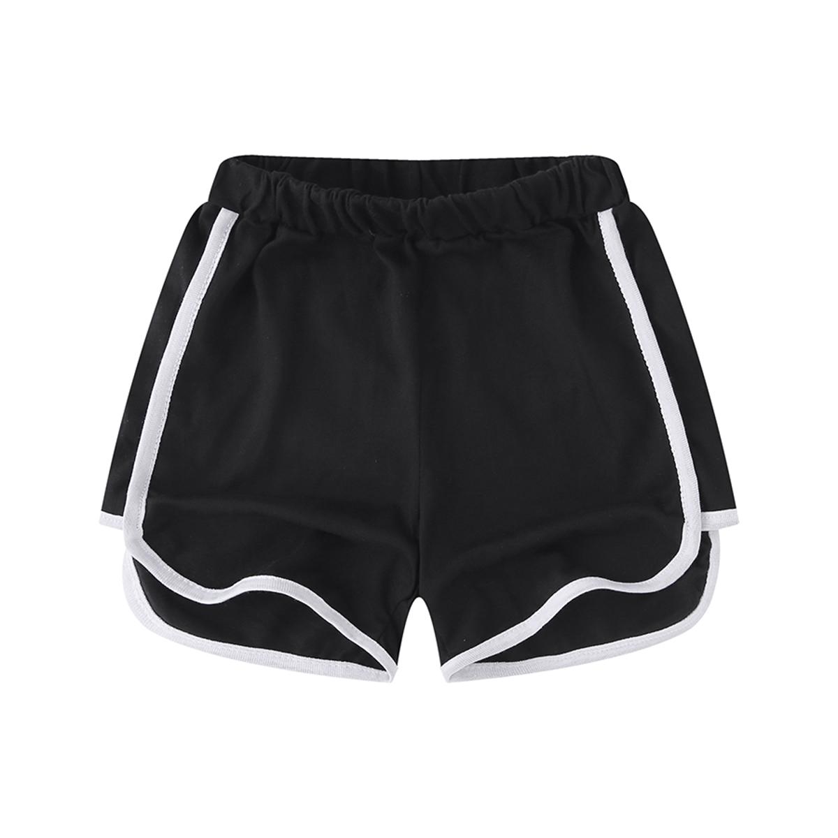 Women Sports Shorts Gym Workout Waistband Running Jogging Summer