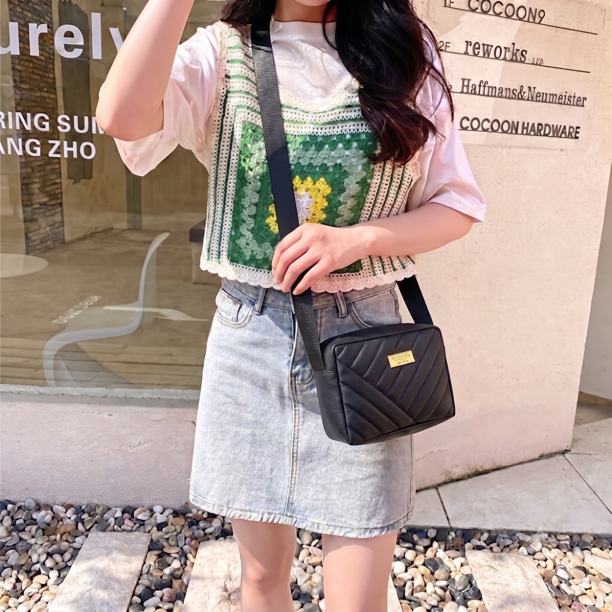 Code Bags For Girls Stylish Cross Body Shoulder Bag For Women Leather Handbag Mini Purse Casual Everyday Fashion Bag