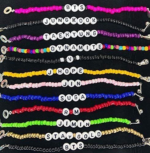 Cute BTS Name Bracelets Army