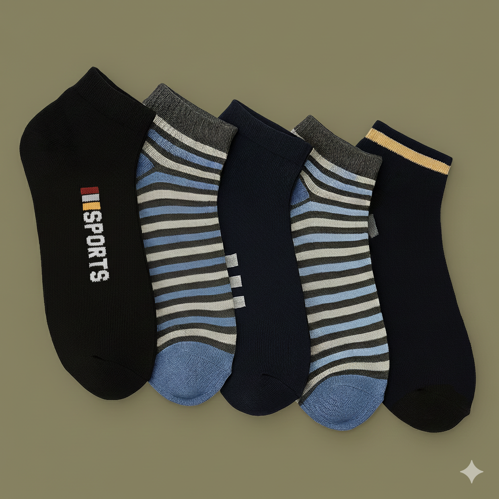 Women & Men Cotton Ankle Socks – Low Cut Ankle Socks Pack for Girls, Soft Daily Wear Pairs