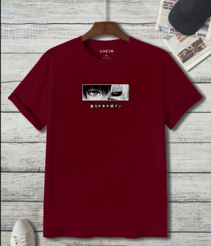 New Anime Character Print Short Sleeve T-Shirt | Soft Cotton Fabric | Casual Unisex Topfitters 2.0
