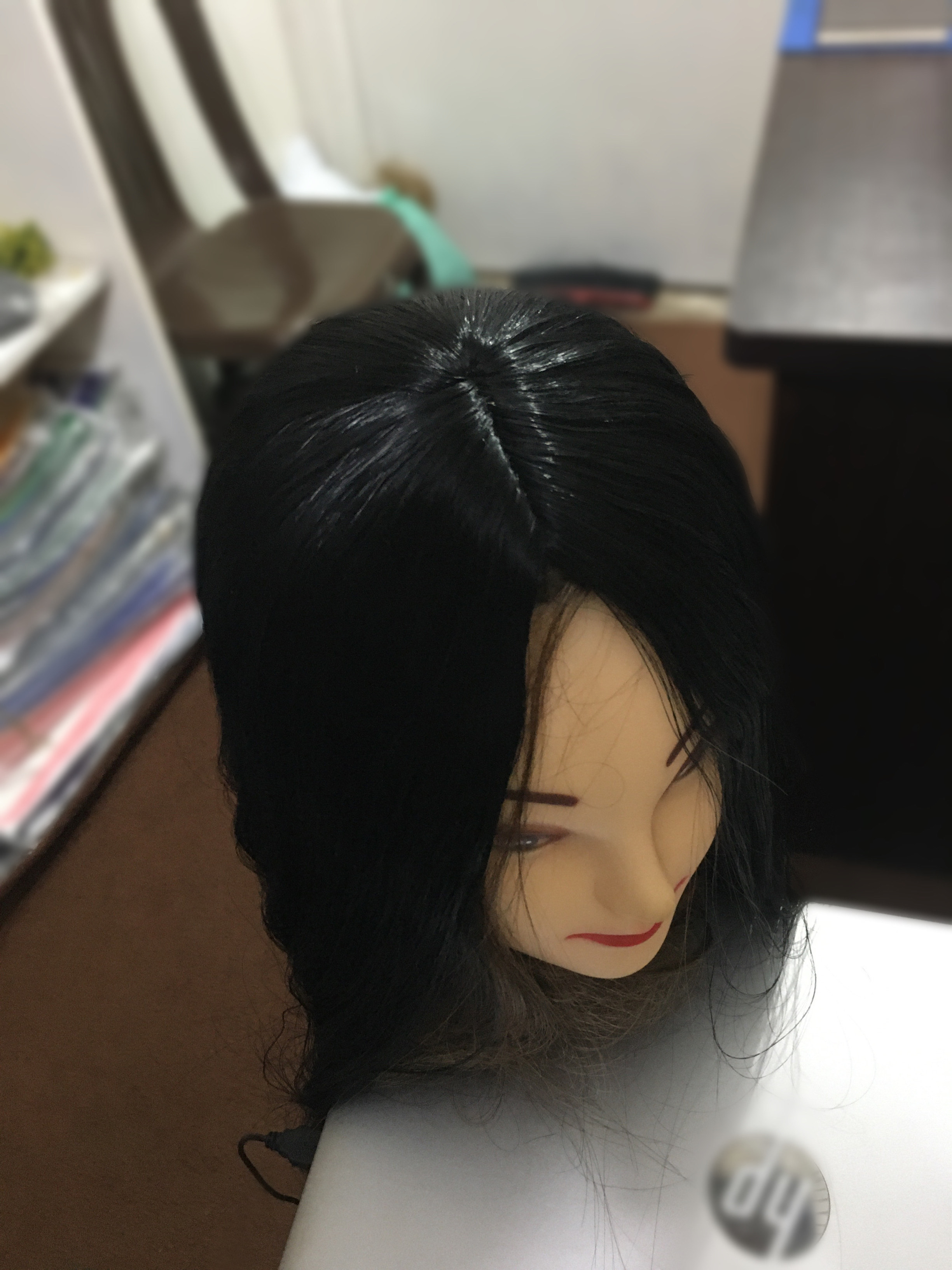 New full head wig for women's-Natural color