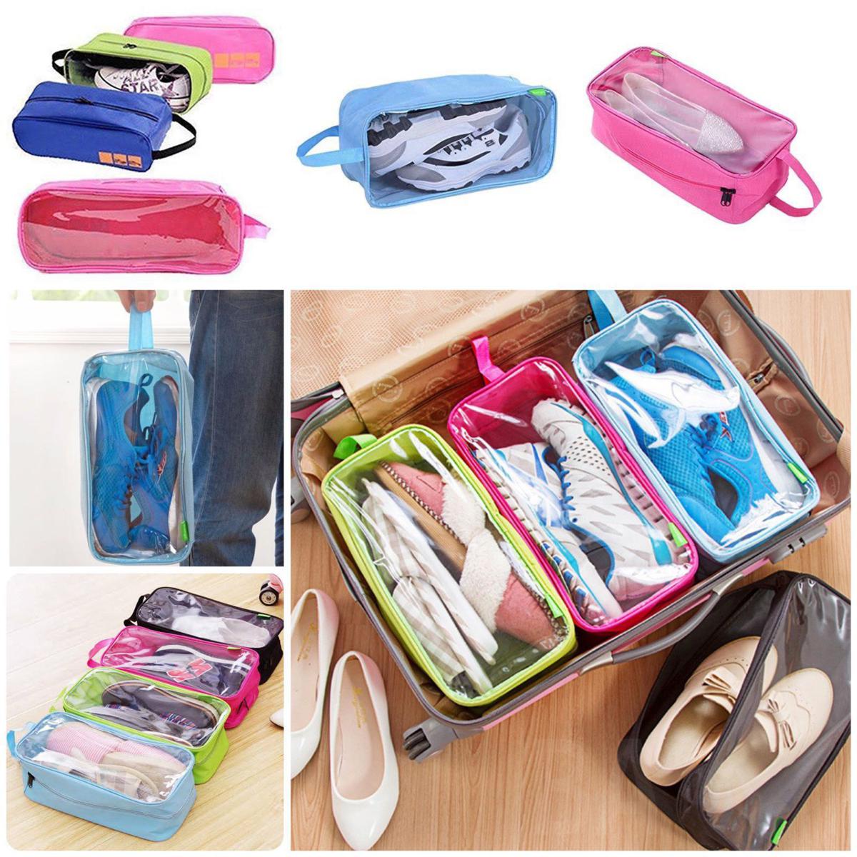 New Arrival Luggage Accessories Transparent Waterproof Shoe Bags Travel Dustproof Portable Shoes Bag