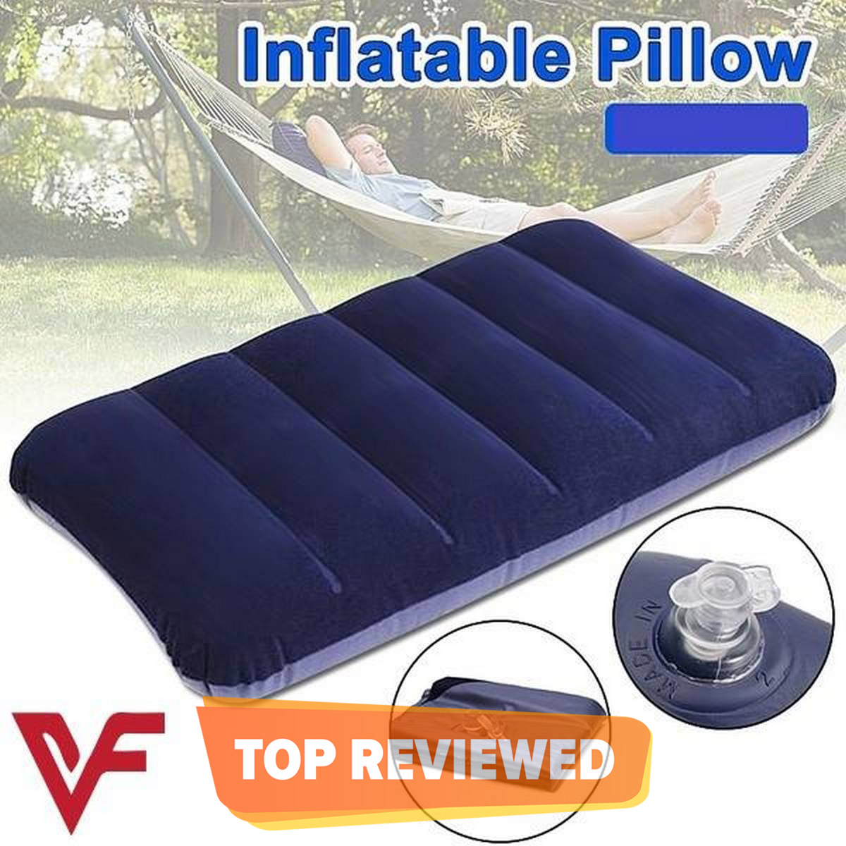 inflatable portable pillow
