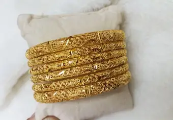 gold plated bangles