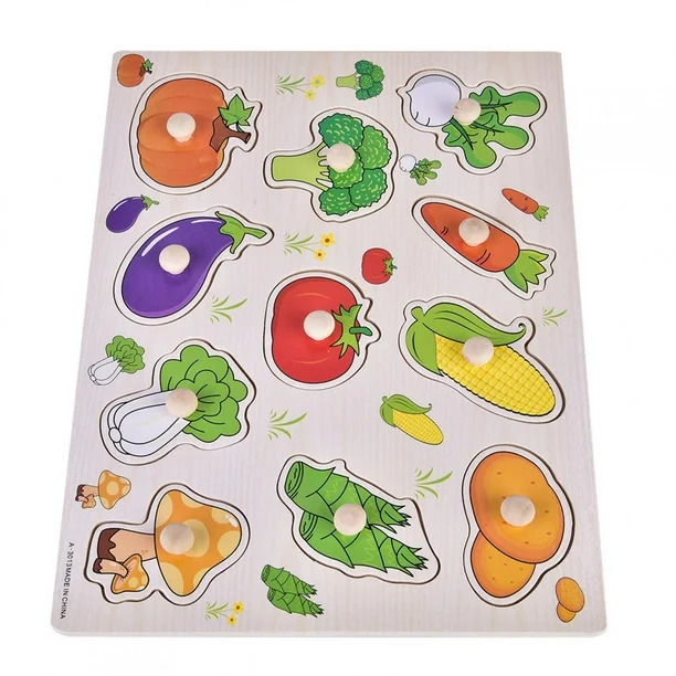 Wooden Puzzle Montessori Pattern block/Montessori Learning Puzzle/educational toy