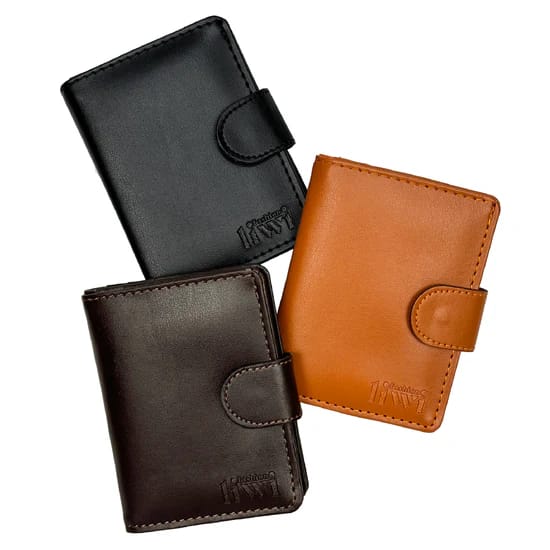 Fashion Liwi Minimool Men's Wallet – Button Closure, Compact & Stylish Design