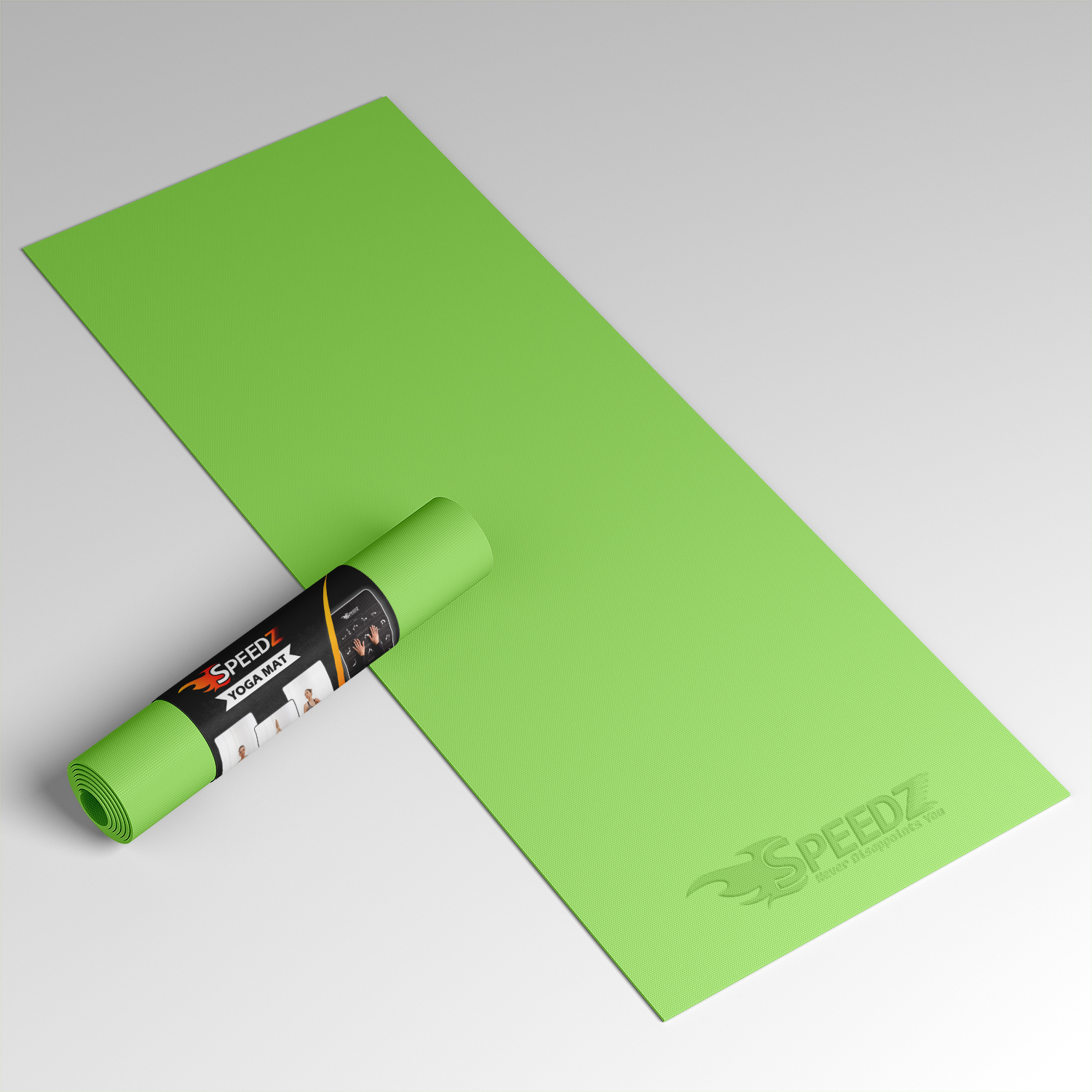 4mm Yoga Mat for Men & Women - Anti Slip - Speedz