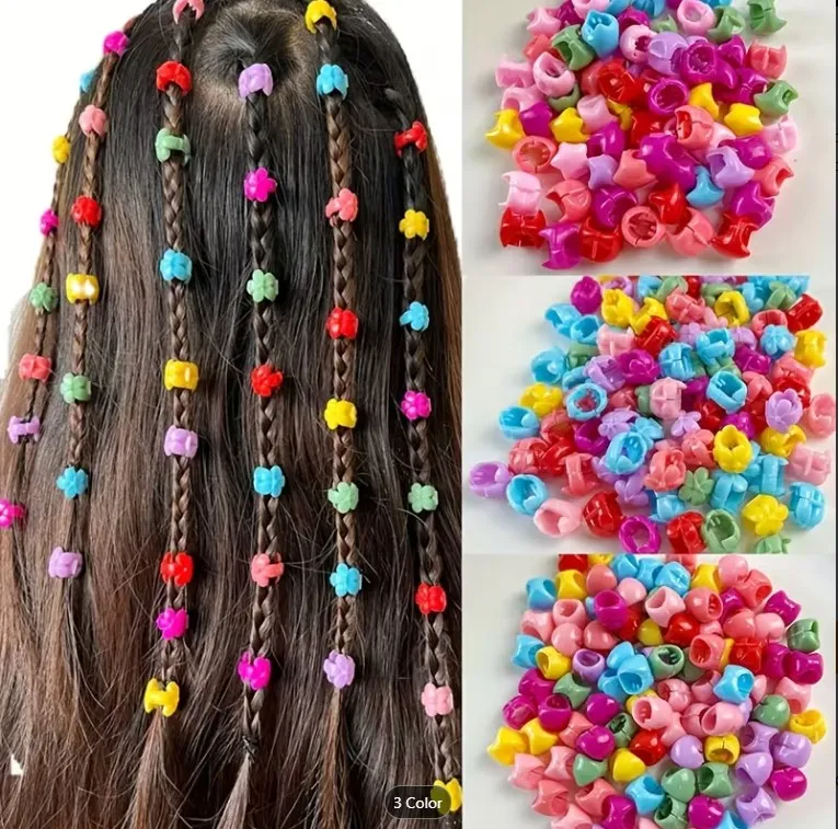 Hair Catcher Clips Pack of 12 / 24 - Mini Claw Clips for Girls & Women | Colourful Small Plastic Hair Clutcher Set, Cute Baby Hair Clips & Ponytail Hair Accessories for Kids, School & Daily Styling (Random Colours & Designs)