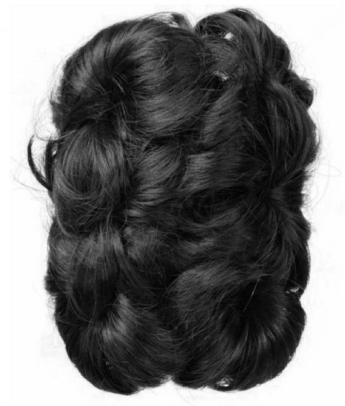 HAIR JUDA BUN EXTENSHION CATCHER (NATURAL BLACK) Hair Extension