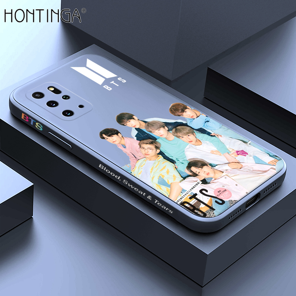 Hontinga For Samsung Galaxy S Plus Back Cover Fashion Cool Bts Side Design Case Square Edge Liquid Silicone Phone Cases Buy Online At Best Prices In Pakistan Daraz Pk
