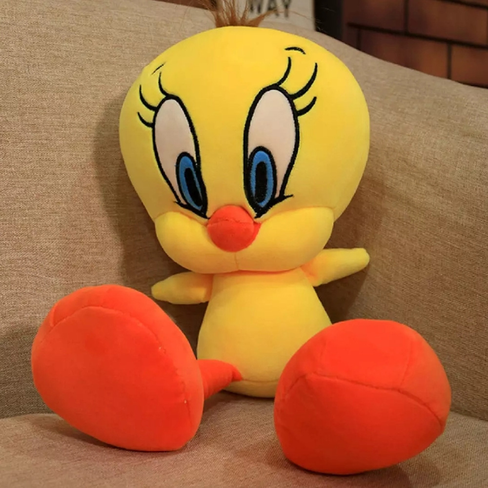 New Plush Stuffed Animal Toys - Cute Tweety Bird & Lucky Elephant Soft Dolls for Kids 0-7 Years Unisex Birthday Gifts