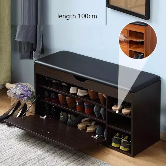 Toheed Wood Shoes rack organizer Toheed Wood shoe rack | Daraz.pk