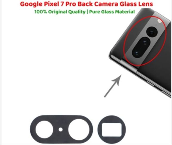 Google Pixel 7 Pro Replacement Back Camera Lens Glass Camera Lens Glass Replacement for Google Pixel 7 Pro
