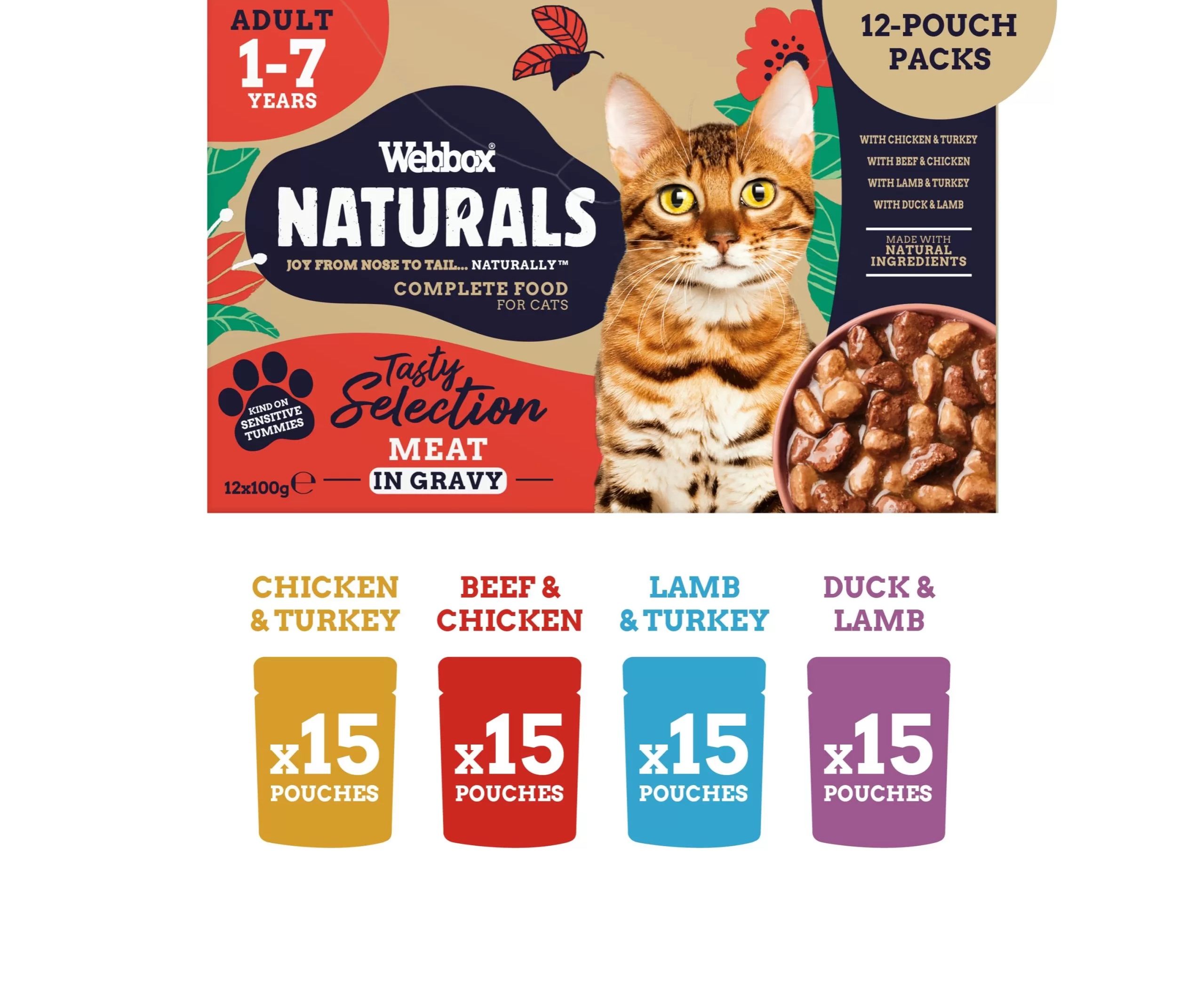 Webbox Natural Kitten Food in Jelly 100g