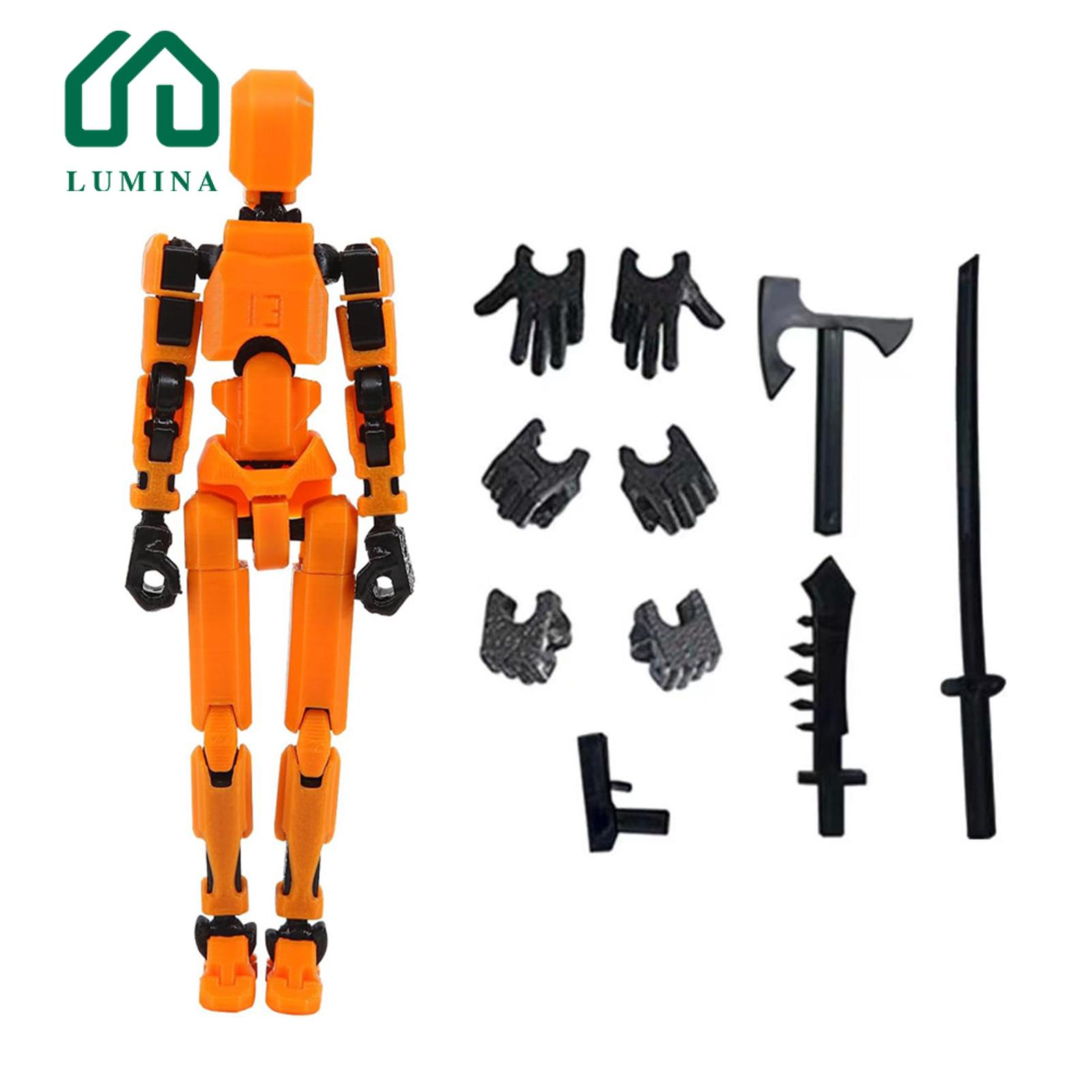 Lumina Multi-jointed Movable Robot Model 3d Printed Multi-jointed Robot ...