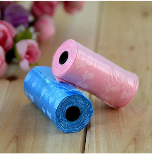 10/20/40 Rolls of Baby Diaper Diaper Disposal Bag Rubbish Bags Pet Dog Poo Waste Bag Rolls Garbage Pets Wastage Bags