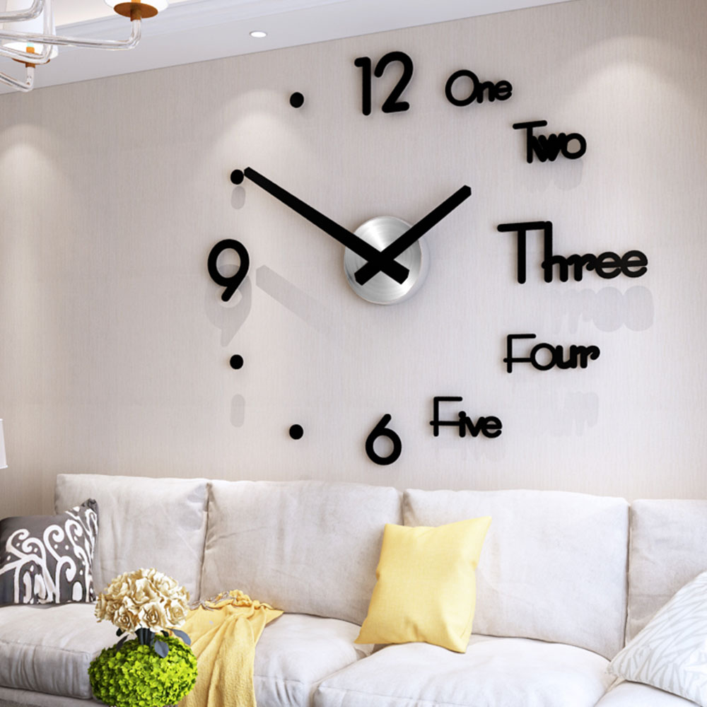 home decor 3D dot wall clock Daraz.pk