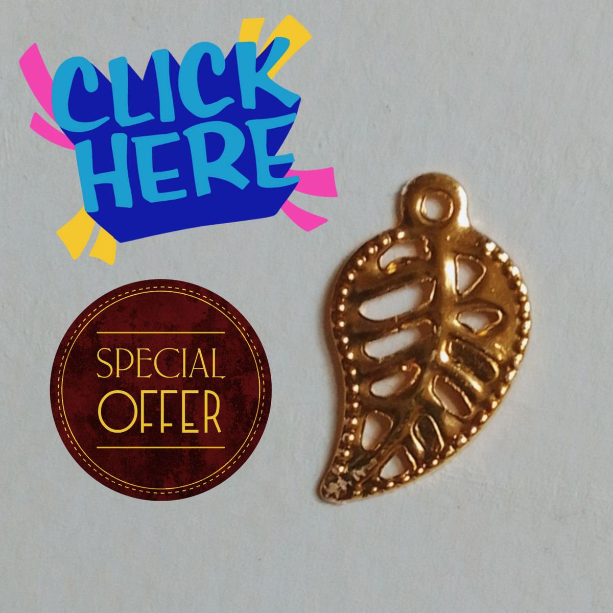 Leaf Shape Charms Pendants Earrings Necklace Pendant For DIY Jewelry Making Supplies Accessories