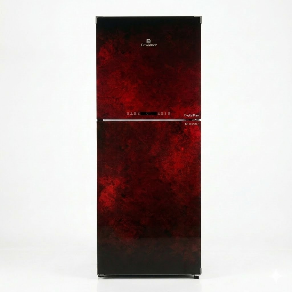 Dawlance 91999 Digital Pro Inverter Refrigerator Magnetic Red | 20 Cu Ft | LVS | Direct Cool | Energy Saving | Double Door