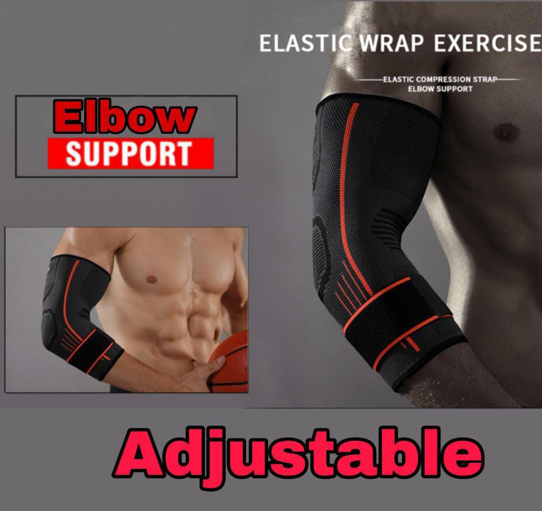 1 Pc Imported Elbow Brace Sleeves Weightlifting Compression Elbow Support for Tendonitis, Arthritis, Tennis Golfers Elbow Pain Relief