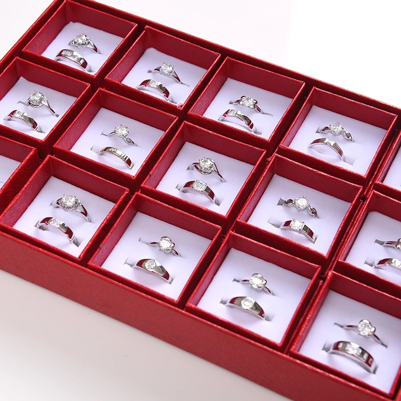 1 Set Couple Sell Adjustable Lovers Zircon Engagement Rings for Women Fashion Silver Color Wedding Rings