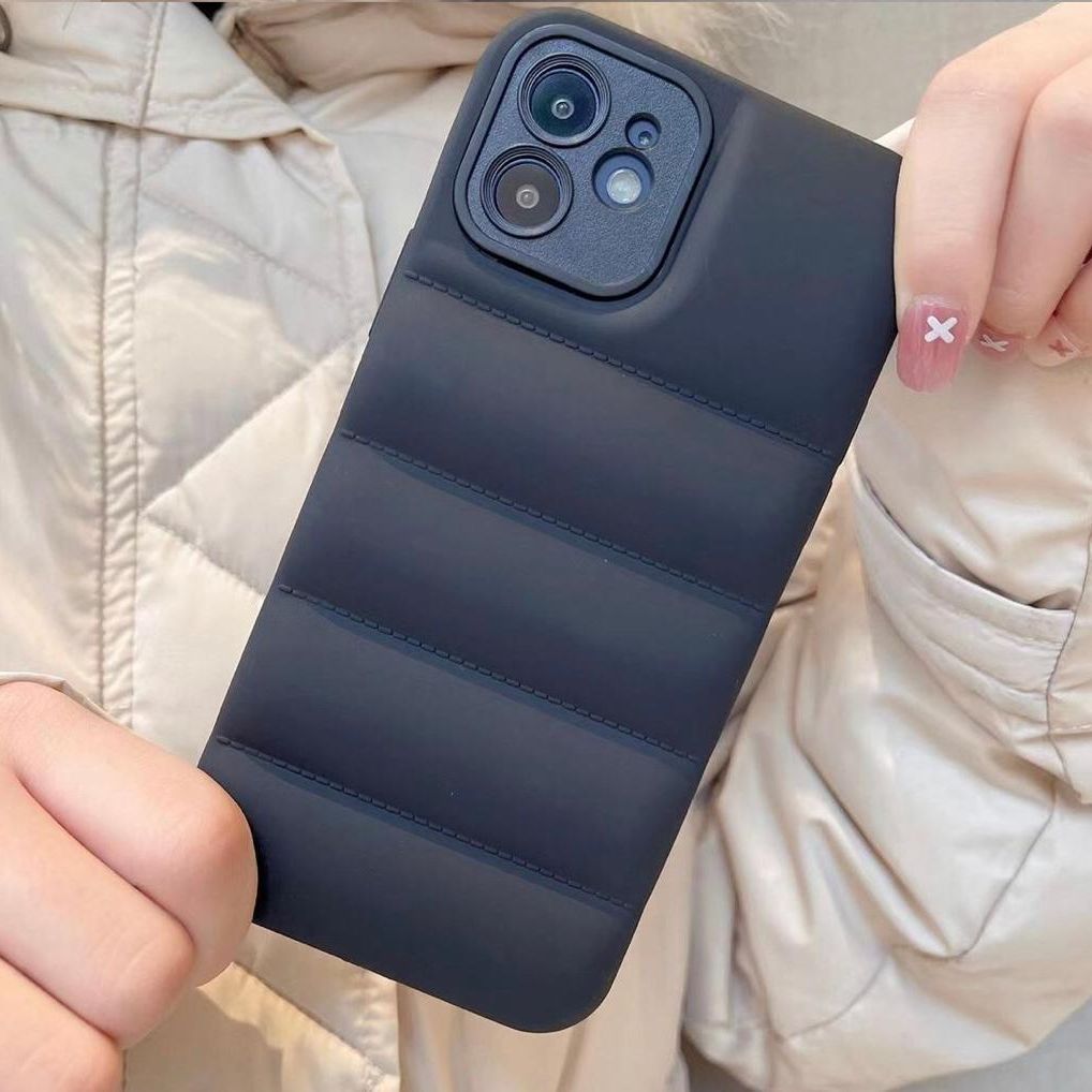 PUFFER SILICONE CASE FOR X XR XS MAX 11 11 PRO 11 PRO MAX 12 12 PRO 12 PRO MAX 13 13 PRO 13 PRO MAX 14 14 PRO 14 PRO MAX 15 15 PRO 15 PRO MAX 7 7 PLUS 8 8PLUS