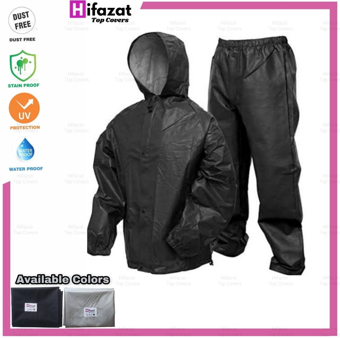 100 Waterproof Rain Suit ( With Trouser ) By Hifazat Enjoy Rainy