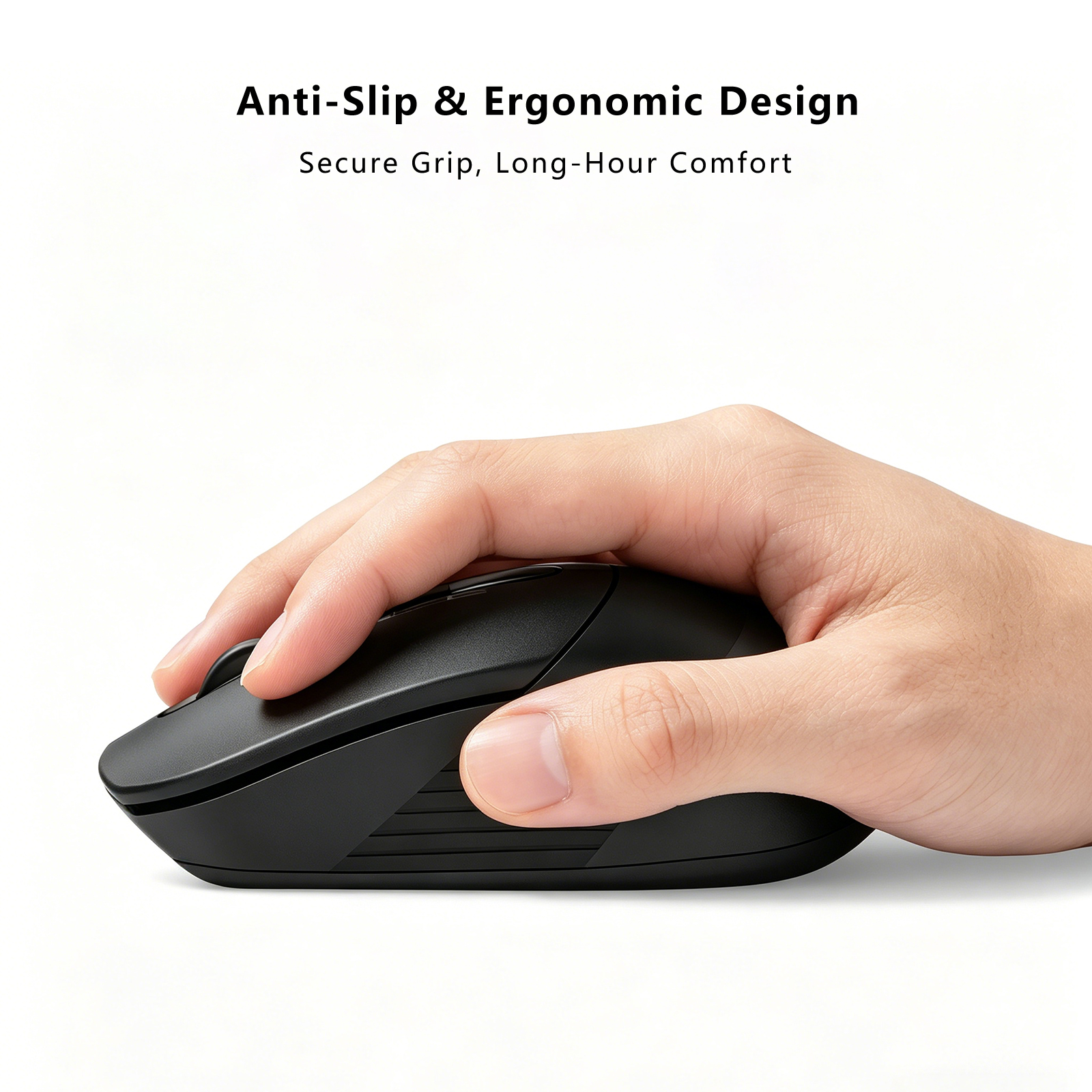 A4Tech FB10CS - 2.4G - Black - Great for Work and Study - Ergonomic Comfortable Design