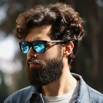 sunglasses in blue shade