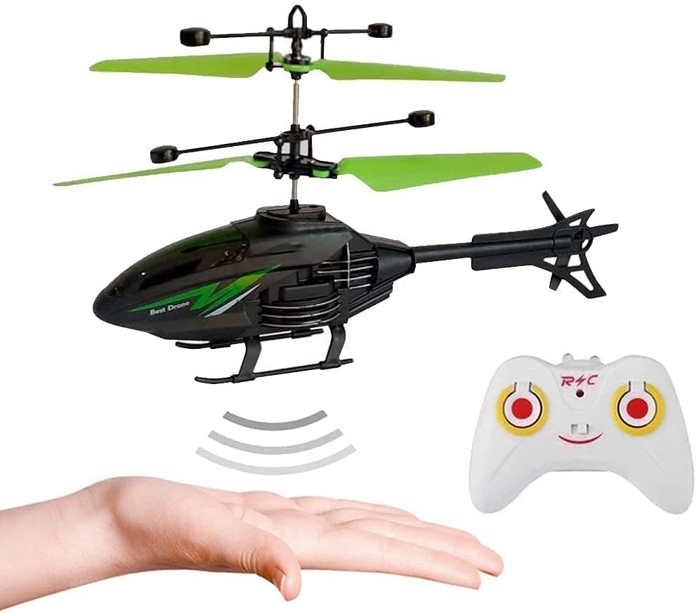 Helicopter Remote Control Toy for Kids Model NO:JQ-1122 And Model No:1804R - LED RC Flying Sensor with Easy Operation