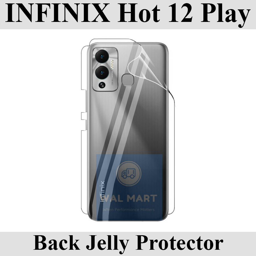 infinix hot 12 play back glass