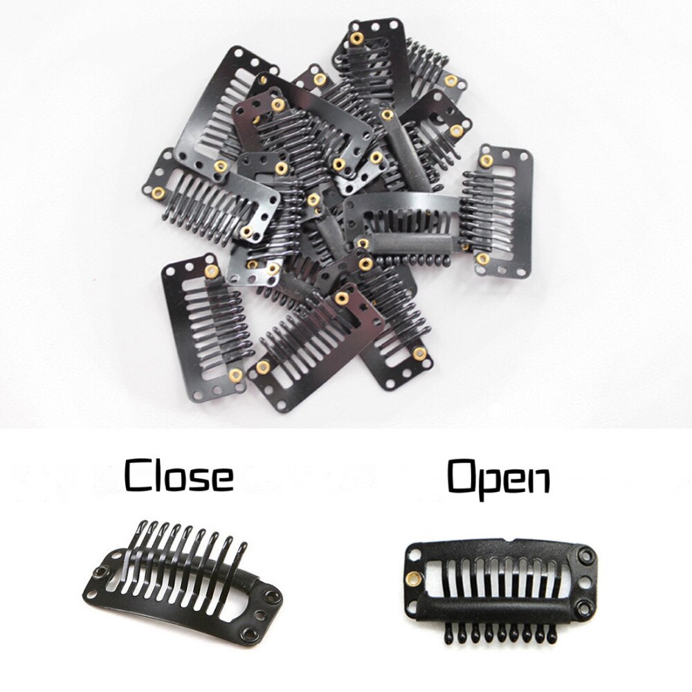 6 PCS Hair Fixing clips for WIGS or HAIR Extensions Specially Designed for Men/Women Units