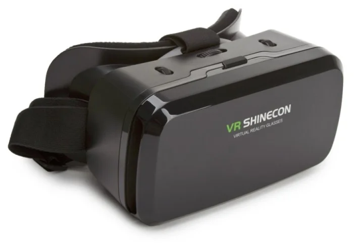VR SHINECON G06A Virtual Reality Glasses with Bluetooth Remote Controller, IPS Display, 3D Movie & Game Experience
